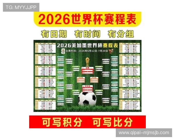 2026年美加墨世界杯赛程表图片最新版本，提供详细比赛时间与场馆信息